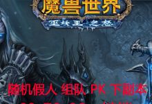 巫妖王80魔兽世界335人机AI单机版一键端 下载-炽焰网单